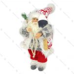 عروسک بابانوئل پلیور طوسی سایز کوچک
