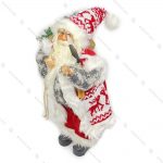 عروسک بابانوئل پلیور طوسی سایز بزرگ