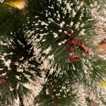 درخت کریسمس برفی مدل برگ سوزنی