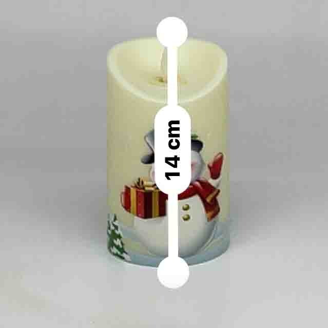 شمع پلاستیکی طرح آدم برفی