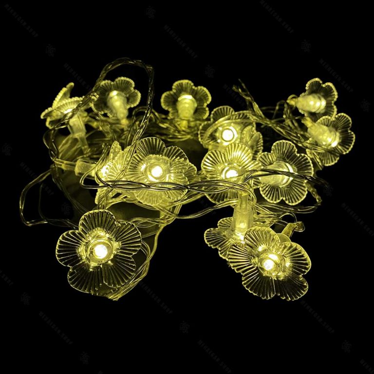 ریسه LED  طرح گل شفاف