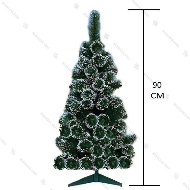 درخت کریسمس سوزنی برفی ۹۰ سانتی