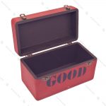 جعبه چوبی دکوری بسیار کوچک طرح چمدان قرمز
