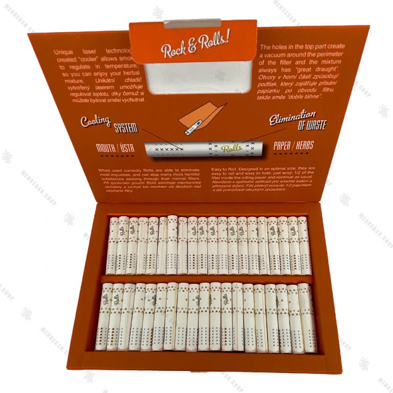 بسته ۸۰ عددی فیلتر سیگار آماده رولز Rolls
