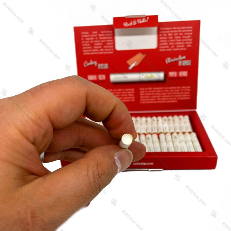 بسته ۸۰ عددی فیلتر سیگار آماده ضد سرفه رولز Rolls