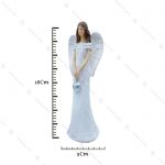 مجسمه دکوری فرشته با قلب اکلیلی 18 سانتی
