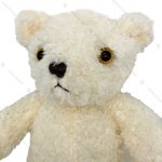 عروسک پولیشی خرس سفید 30 سانتی