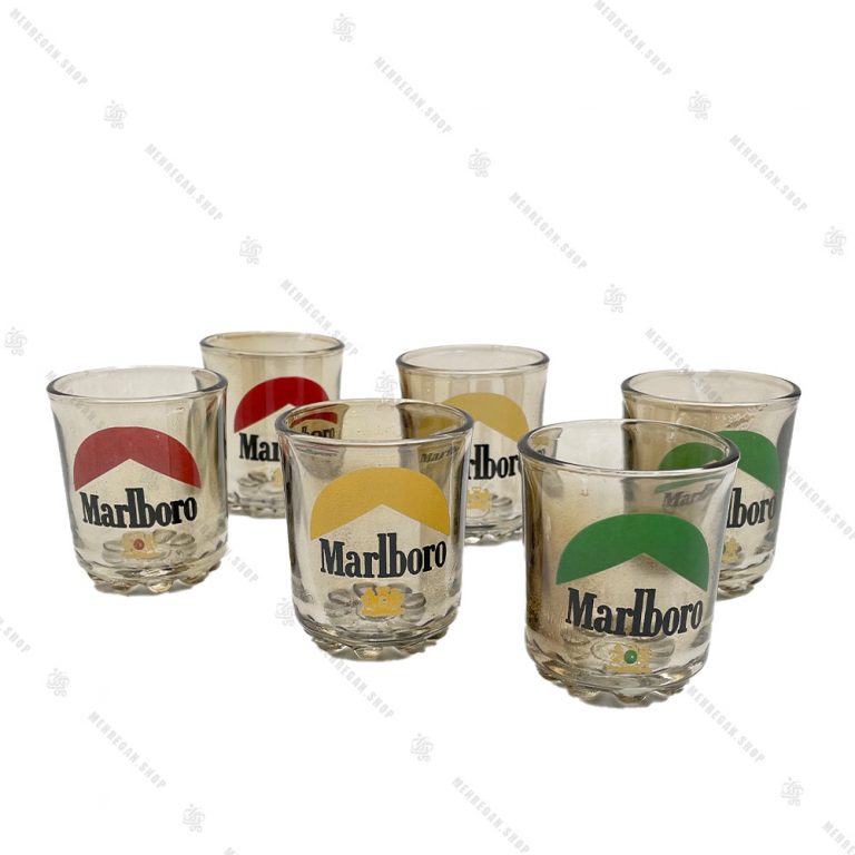 ست نوشیدنی ۶ عددی کوتاه مدل Marllboro