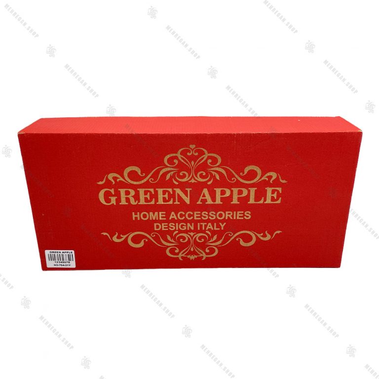 ست نوشیدنی با بطری شفاف مدل گرین اپل-Green Apple