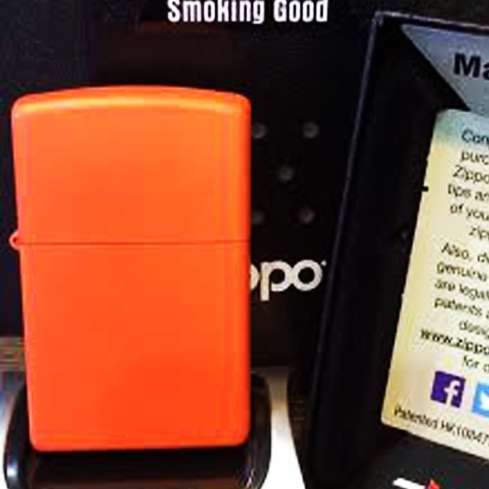 فندک زیپو Zippo مدل Orange Matte کد ۲۳۱