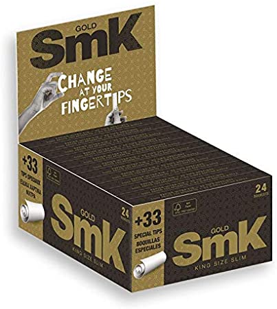 کاغذ سیگار فیله دار بلند SMK Gold