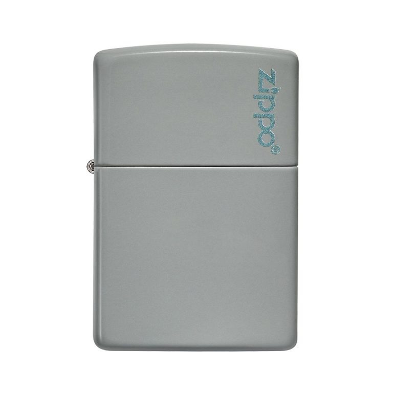 فندک زیپو Zippo مدل Flat Grey Zippo Logo کد 49452zl