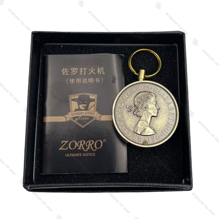 فندک بنزینی زورو Zorro طرح سکه کد ۲۱۰۲۲۷