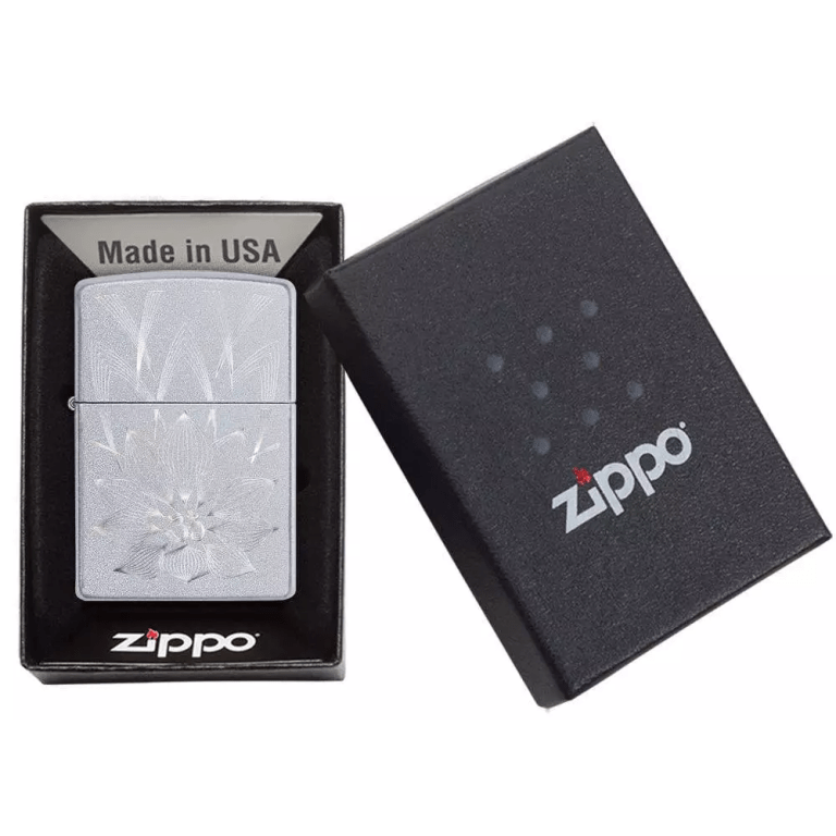 فندک زیپو Zippo مدل lotus ohm design کد ۲۹۸۵۹