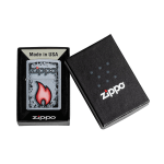 فندک زیپو Zippo طرح flame design کد 49576
