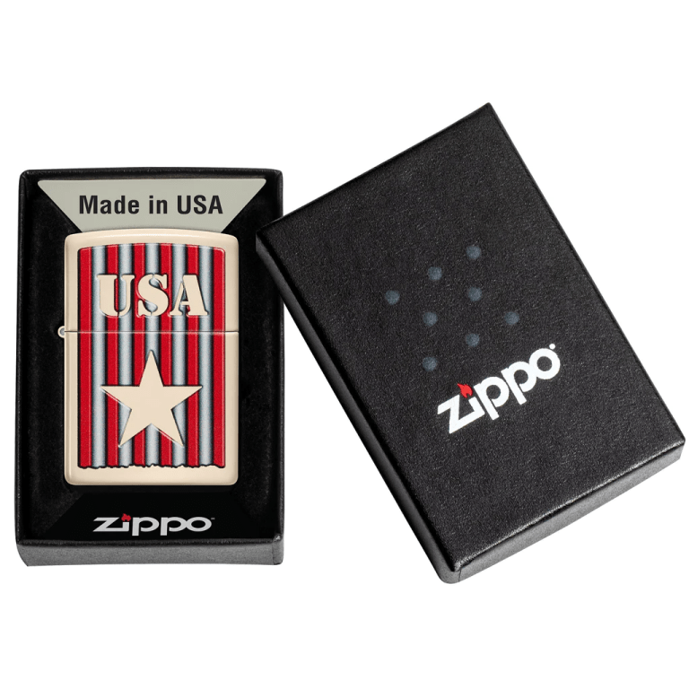 فندک زیپو Zippo طرح  Americana Design کد 48204