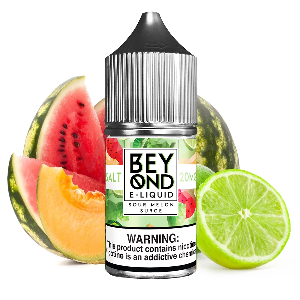سالت نیکوتین بیوند لیمو هندوانه ملون (30ml) Beyond Sour Melon Surge Salt nic