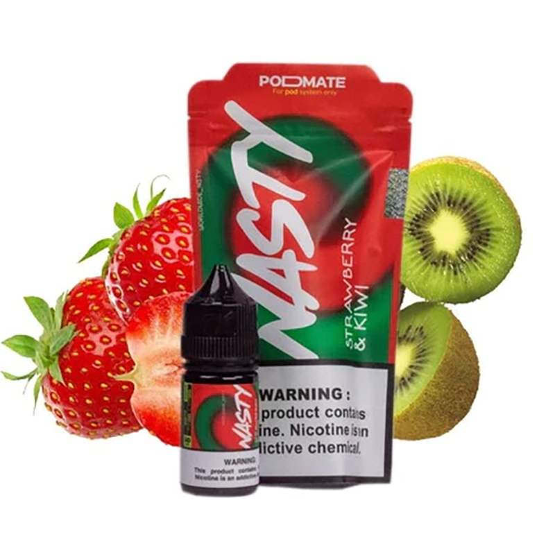 سالت نستی توت فرنگی و کیوی NASTY PODMATE Strawberry & Kiwi (30ml)