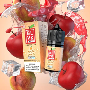 سالت بی ال وی کی هلو سیب یخ Blvk Apple Peach Ice 30ML