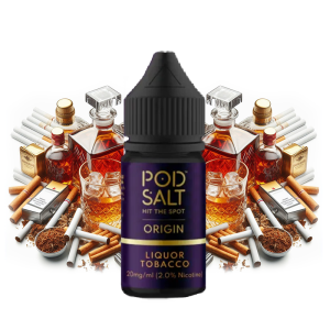 سالت نیکوتین پاد سالت تنباکو مشروب Pod Salt Liquor Tobacco (30ml)