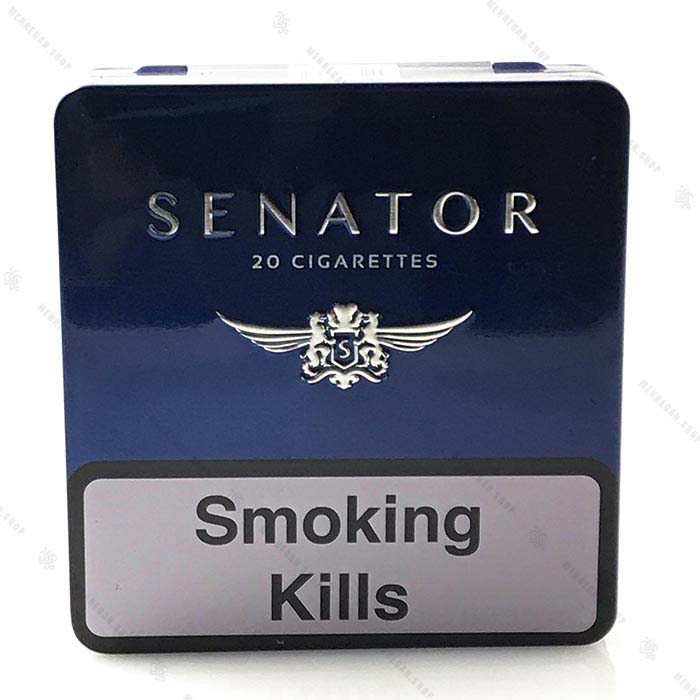 سیگار سناتور جعبه فلزی آبی 20 عددی