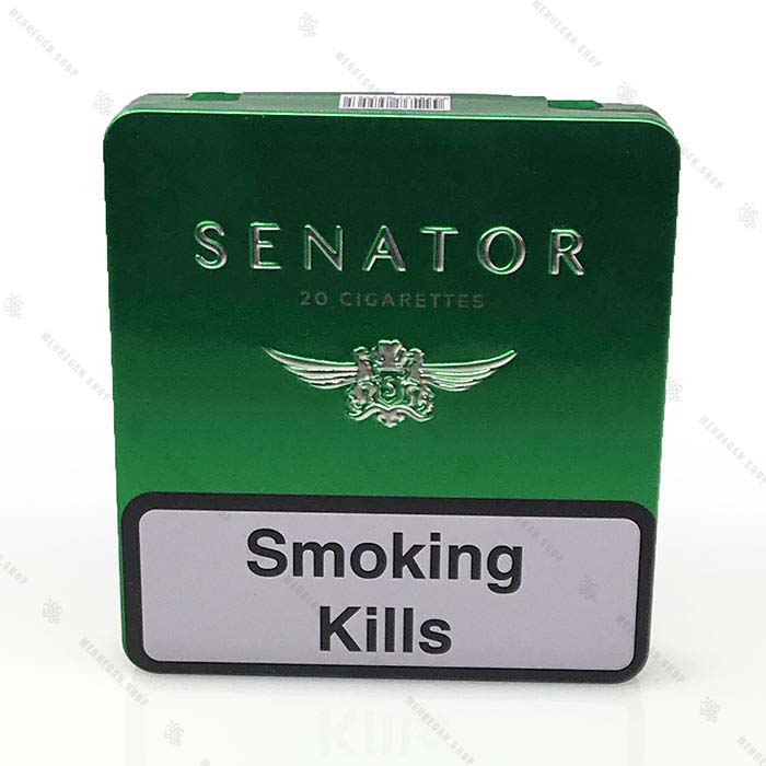 سیگار سناتور جعبه فلزی سبز 20 عددی